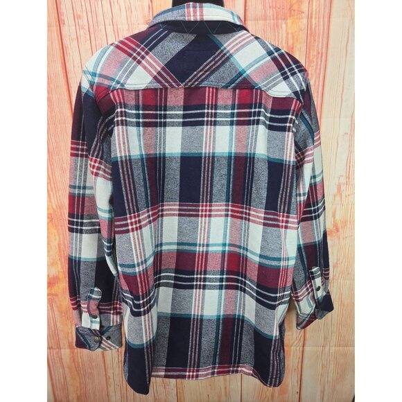 Orvis Womens Plaid Flannel Shirt XXL Soft & Warm Fleece Lined NWT NEW - Picture 2 of 9